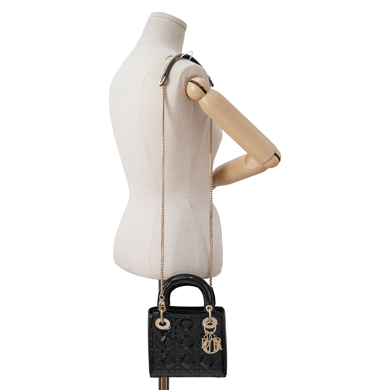 CHRISTIAN DIOR(USED)디올 페이던트 레이디백 미니